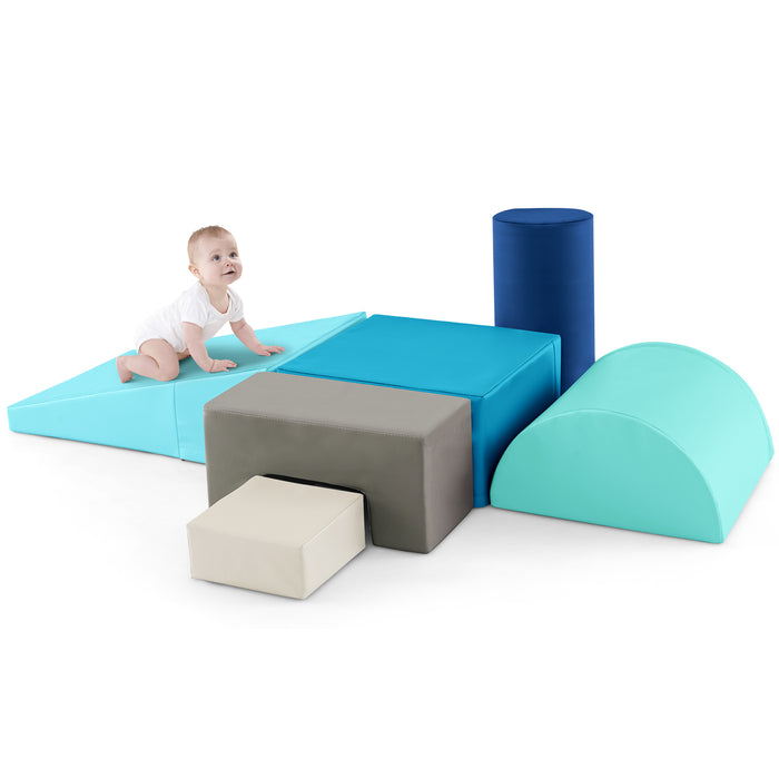 Foam Climbing Blocks (PU Covered) - Engaging Toy for Toddlers, Encourages Physical Activity - Perfect For Ages 1-3