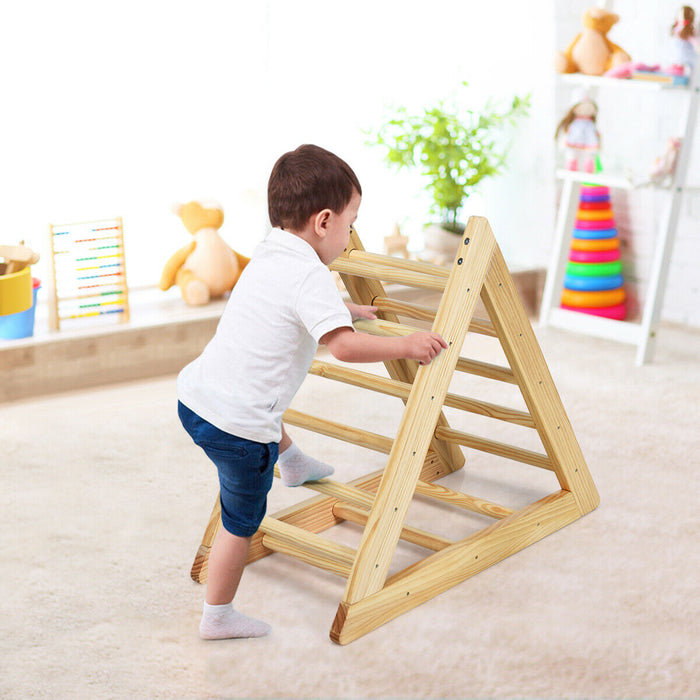 Wooden Climbing Ladder for Kids - 3-Level Adjustable Difficulty, Indoor Activity Toy - Great for Developing Physical Strength and Balance