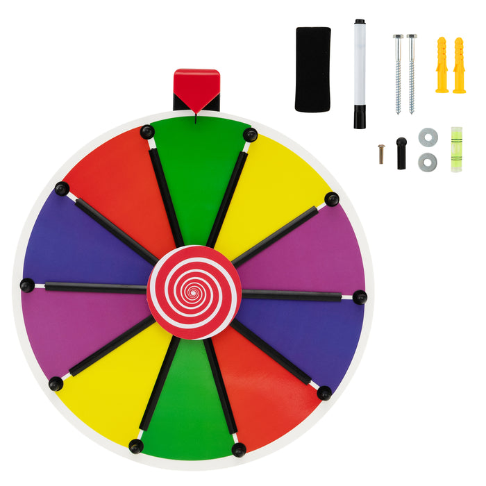 Spinning Wheel Wall Decor, 38 cm - Features Suction Cups for Easy Mounting - Ideal for Home Decoration and Space Saving