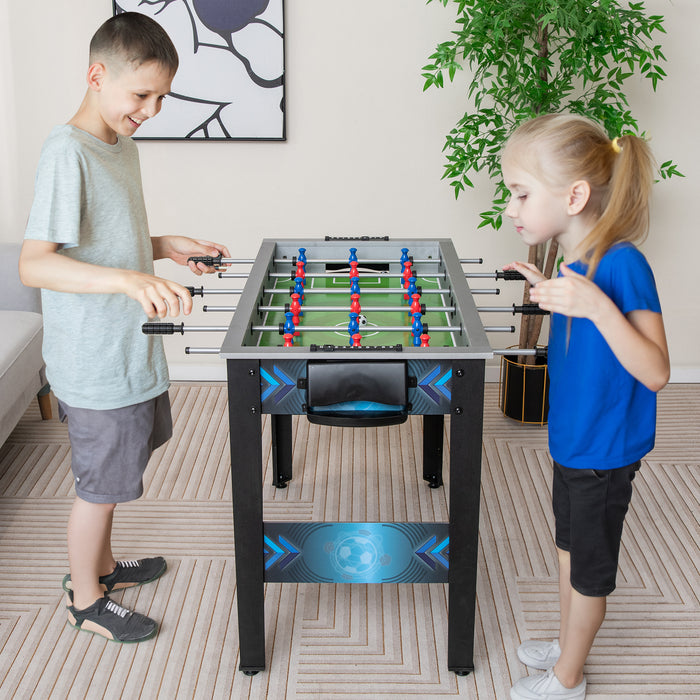 Soccer Table Game Set – Includes 2 Footballs with Smooth Handle Gameplay - Perfect for Competitive Indoor Play and Football Fans