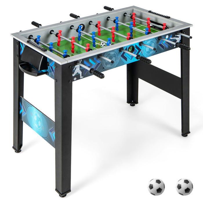 Soccer Table Game Set – Includes 2 Footballs with Smooth Handle Gameplay - Perfect for Competitive Indoor Play and Football Fans