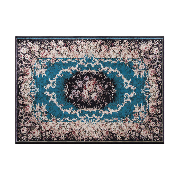 Traditional Boho Large Floor Mat - Anti-Slip Decorative Persian Style Rug - Ideal for Enhancing Living Room Aesthetics