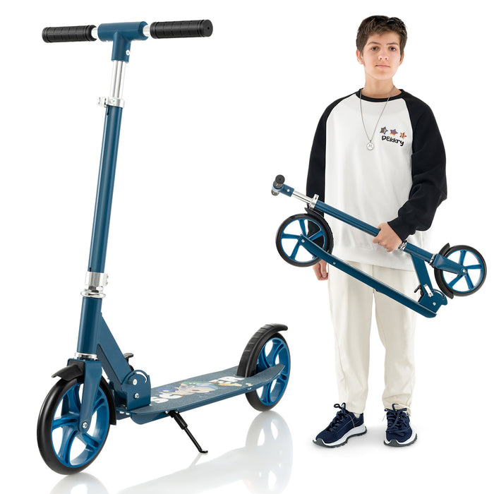 Adjustable Kick Scooter - Comfortable Ride for Teens and Adults - Practical Solution for Easy Commuting