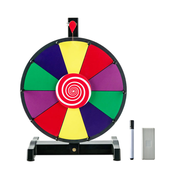 Spinning Prize Wheel - 30/38 CM Diameter, Suitable for Events and Activities - Ideal for Award Giving and Prize Distribution Moments