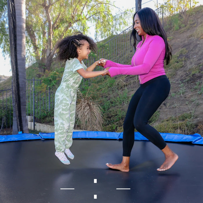 Replacement Trampoline Mat with V-Hooks, 8/10/12FT - Durable Jumping Surface for Outdoor Fun - Ideal for Trampoline Repair and Maintenance