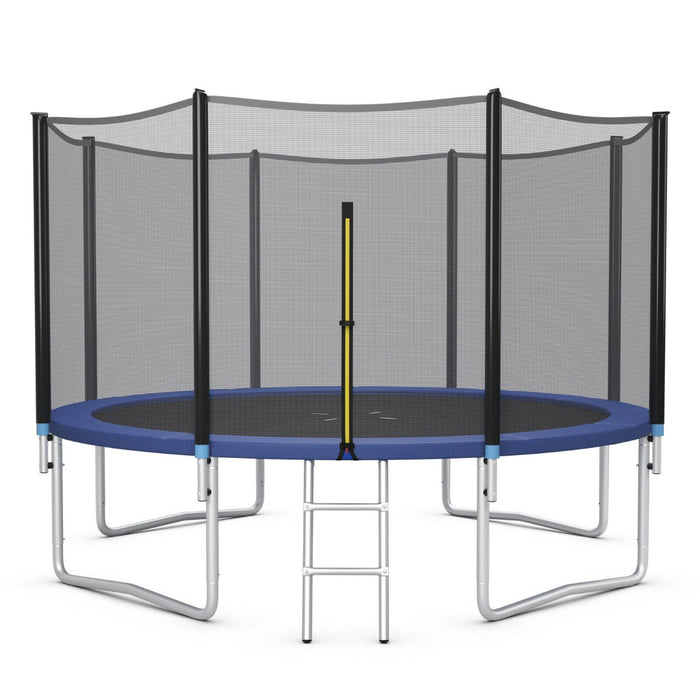 Replacement Trampoline Mat with V-Hooks, 8/10/12FT - Durable Jumping Surface for Outdoor Fun - Ideal for Trampoline Repair and Maintenance