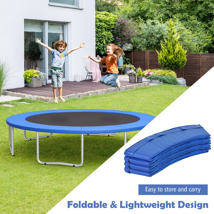 Trampoline Safety Solutions - 12 Feet Replacement Safety Pad in Vibrant Blue - Ideal for Preventing Injuries and Increasing Safety Levels