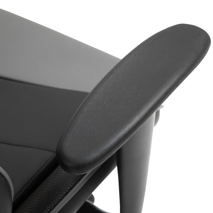 High Back Racing Gaming Chair - Ergonomic PU Leather Recliner with Headrest and Lumbar Cushion - Comfortable Seating for Gamers and Home Office Users