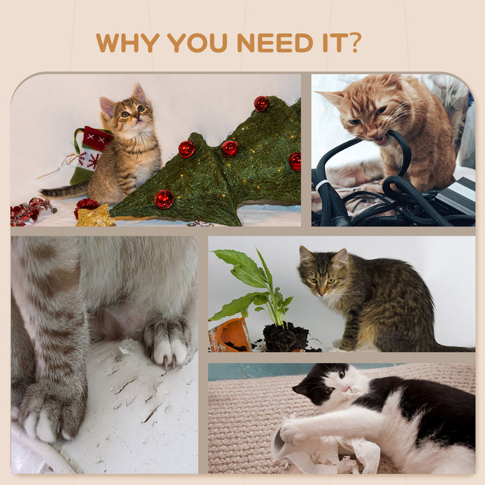 Wall-Mounted Cat Shelving Set with Accessories - Includes Scratching Post, Hammock, and Cozy Nest in Dark Grey - Perfect for Playful Felines & Space-Saving Pet Furniture