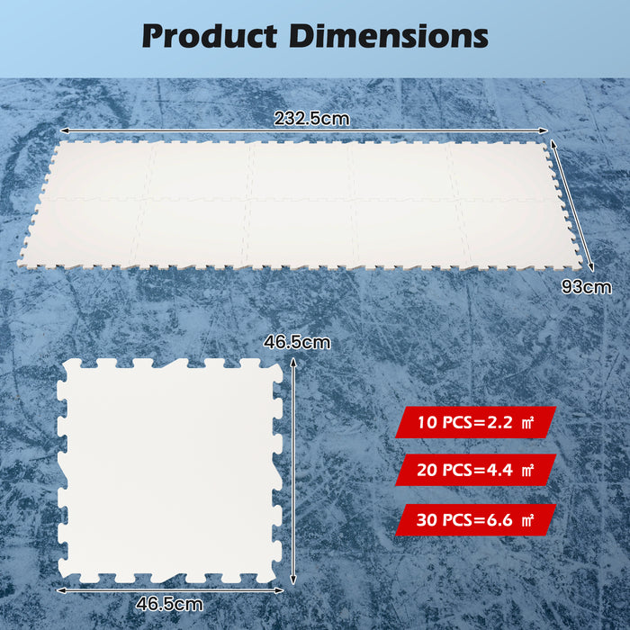 10/18 Pack Hockey Flooring Tiles for Training-
