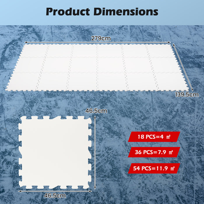 10/18 Pack Hockey Flooring Tiles for Training-