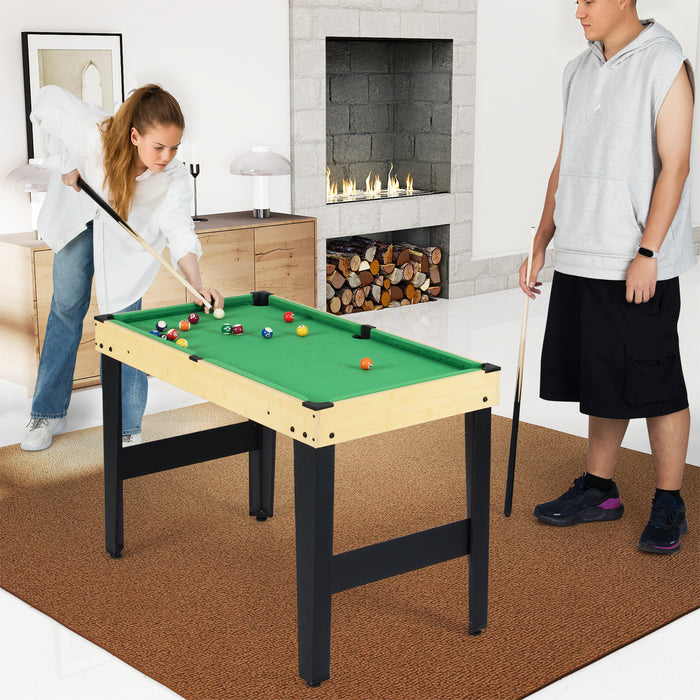 10-in-1 Combo Game Table Set with Foosball and Air Hockey-