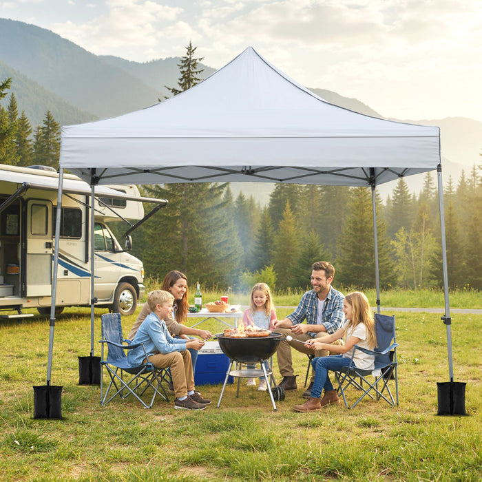 10 x 10 Pop Up Canopy Tent with 3 Sidewalls-