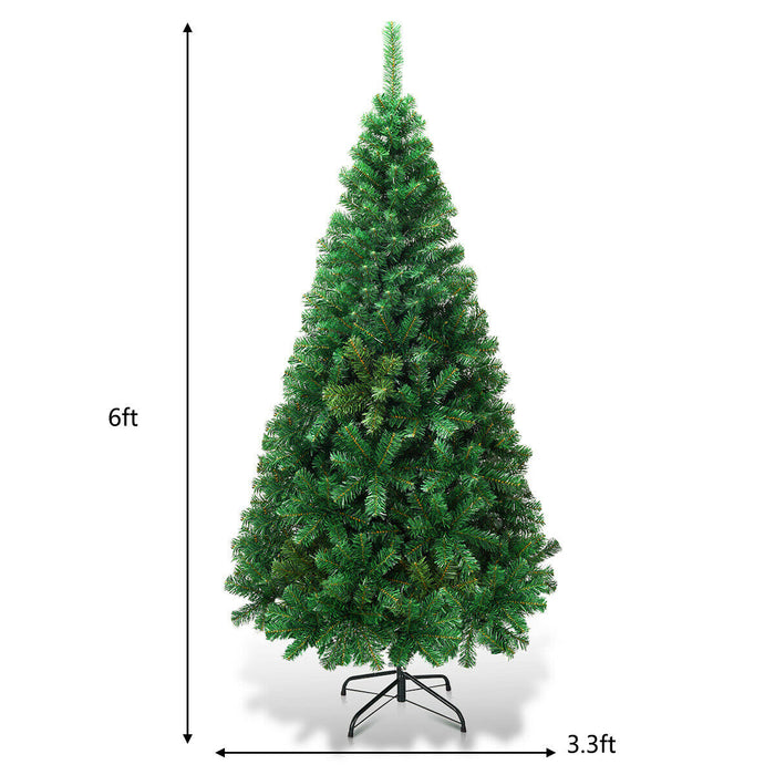 5.9ft (1.8m) Artificial Christmas Tree with Metal Stand