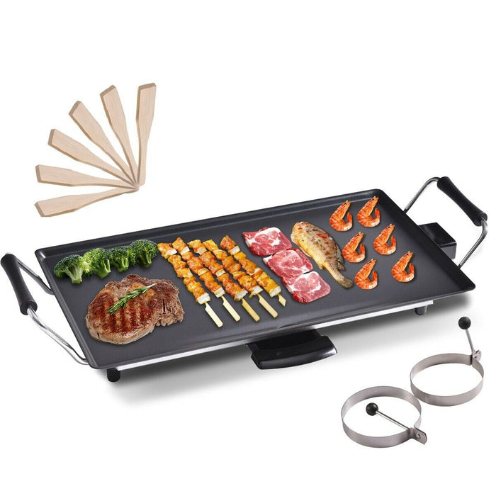 XL - 70x23cm Electric Teppanyaki Table Griddle - Ideal for Indoor Cooking and Grilling