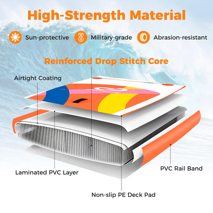 11' Wide Inflatable Stand Up Paddle Board-