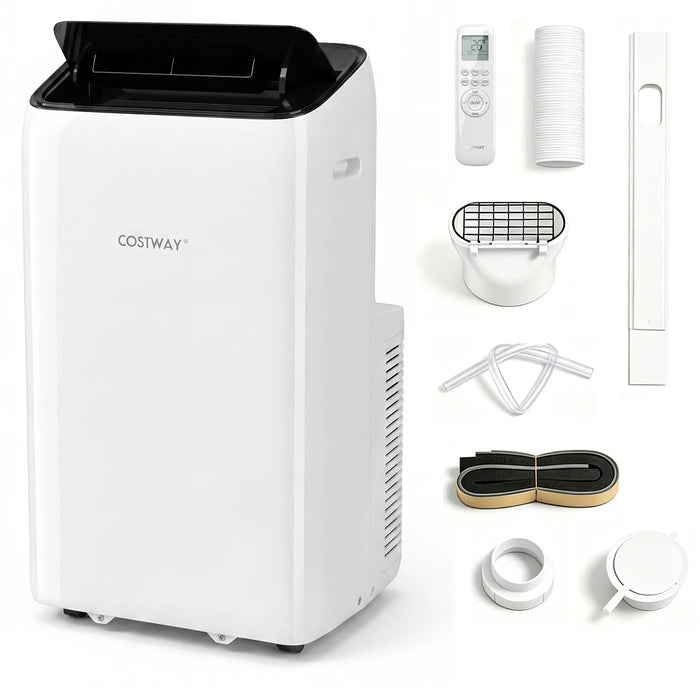 12000 BTU Portable Air Conditioner Cools Up to 46.5㎡ 5-in-1 Quiet AC Unit-