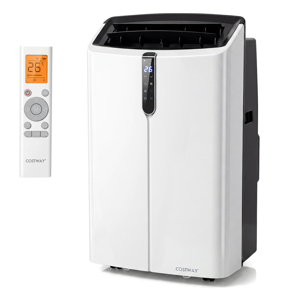 12000 BTU Portable Air Conditioner with  24H Timer and Sleep Mode for Rooms Up to 46.5㎡-