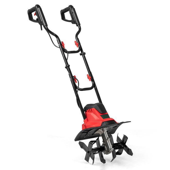 1200W Powerful Foldable Garden Rototiller for Lawn Soil Digging-