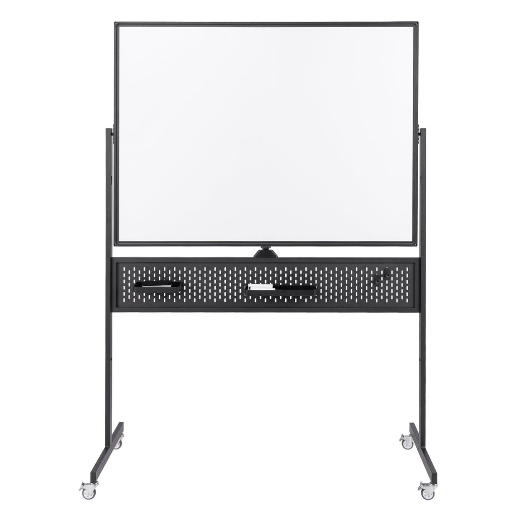 120 x 90 CM Double-Sided Dry Erase Mobile Board with Stand-