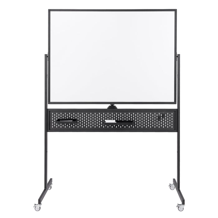 120 x 90 CM Double-Sided Dry Erase Mobile Board with Stand-
