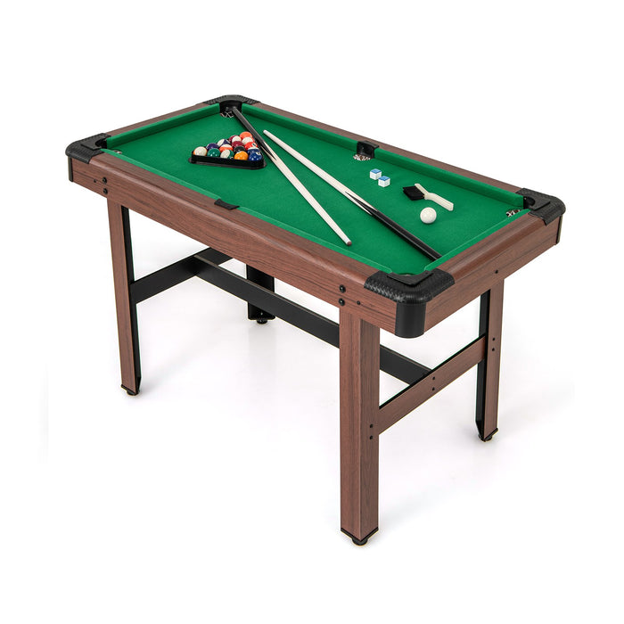 122 cm Wooden Pool Table for Kids and Adults-