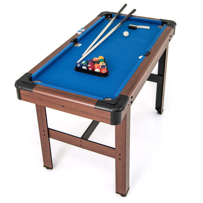 122 cm Wooden Pool Table for Kids and Adults-