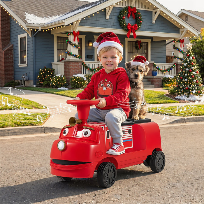 12V 2-Seater Ride on Train Licensed Chuggington with Music and Adjustable Seat-