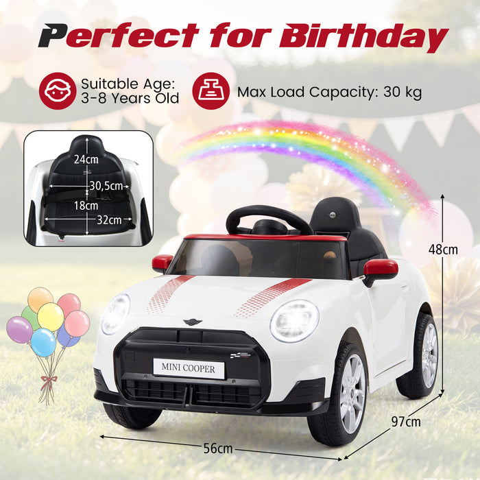 12V Electric Kids Ride on Car BMW MINI Licensed with Remote Control-
