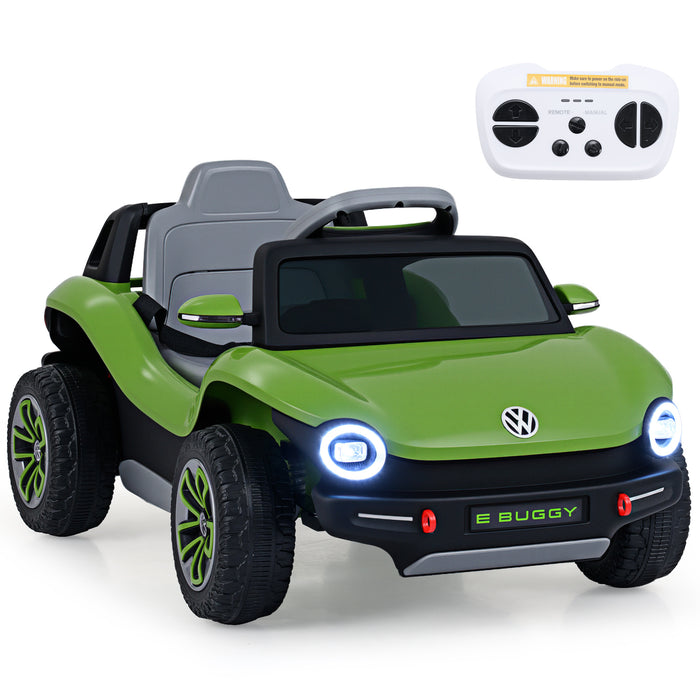 12V Kids Electric Car Licensed Volkswagen with Remote and LED Headlights-Pink