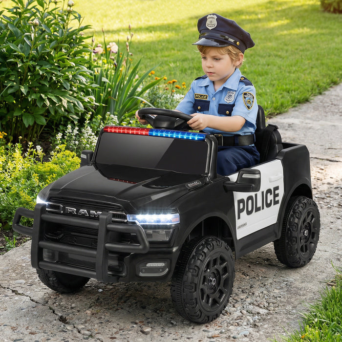 12V Licensed RAM 3500 Electric Vehicle with Remote Control Horn and Wireless Connection-