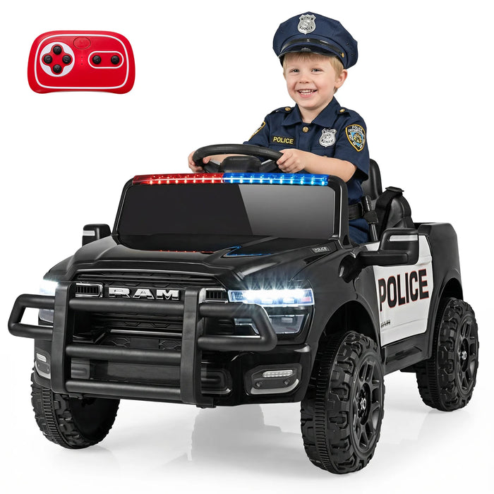 12V Licensed RAM 3500 Electric Vehicle with Remote Control Horn and Wireless Connection-