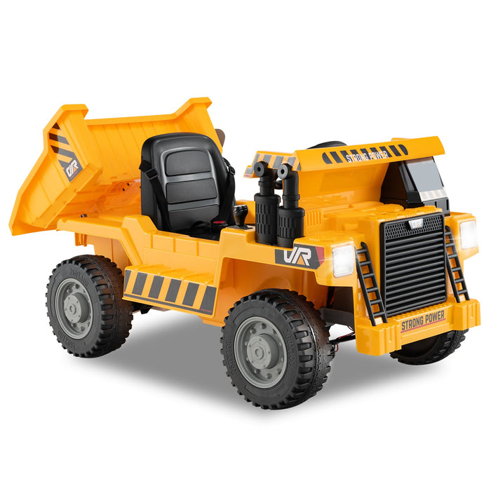 12V Kids Ride on Dump Truck with Electric Dump Bed-