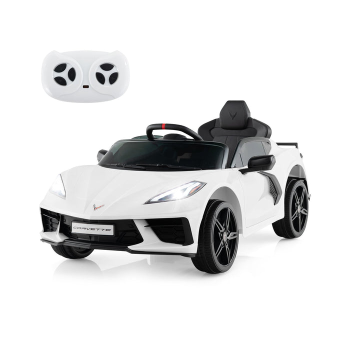 12V Electric Kids Ride On Car with Remote Control and Lights-Orange