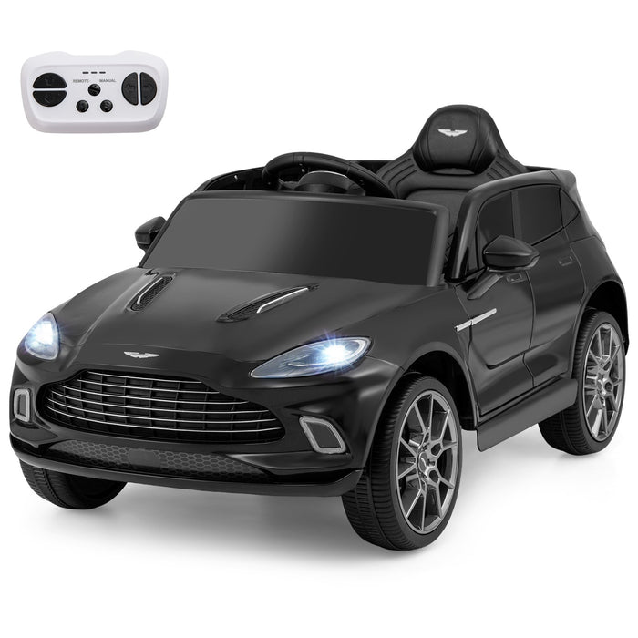 12V Kids Ride on Vehicle Aston Martin Licensed with Horn and Taillights-