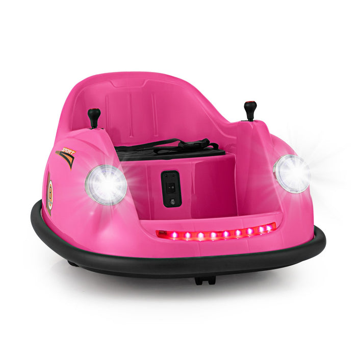 12V Kids Ride on Bumper Car with Remote Control and Music-