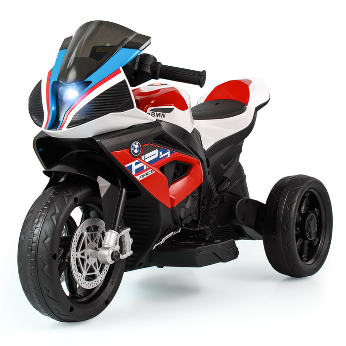 12V Kids Motorcycle Ride-On Toy with Music and Headlight-