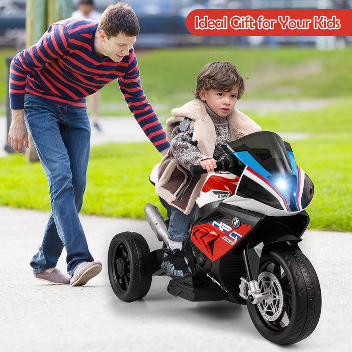 12V Kids Motorcycle Ride-On Toy with Music and Headlight-