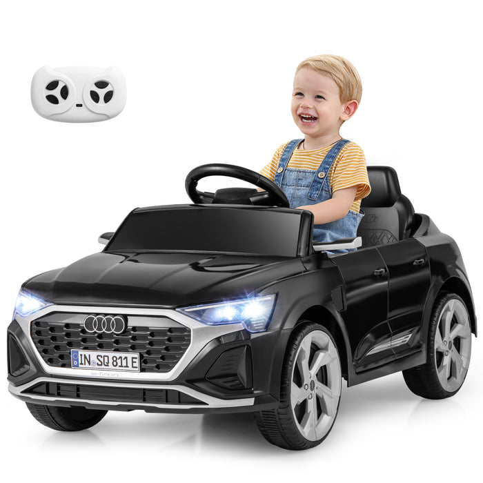12V Kids Ride On Car with Remote Control and 4 Wheels Suspension-