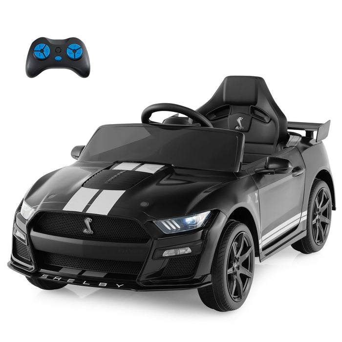 12V Kids Ride on Car Electric Licensed Ford Mustang Shelby GT500 for Kids Aged 3-8-