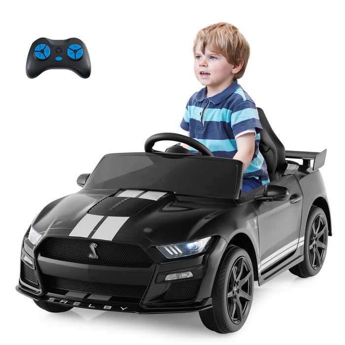 12V Kids Ride on Car Electric Licensed Ford Mustang Shelby GT500 for Kids Aged 3-8-