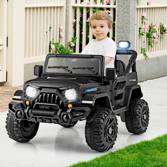 12V Kids Ride on Truck with Remote Control and 3 Speeds-