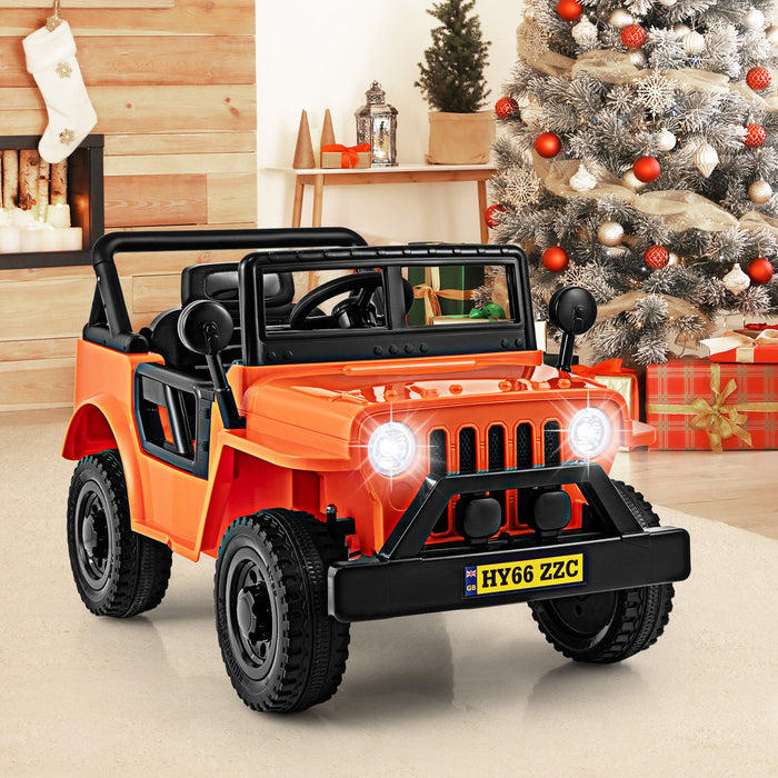 12V Kids Ride on Truck with Remote Control and 3 Speeds for Children-