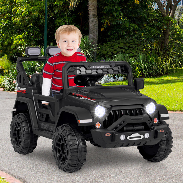 12V Kids Ride on Truck with Remote Control and Wireless Connection-