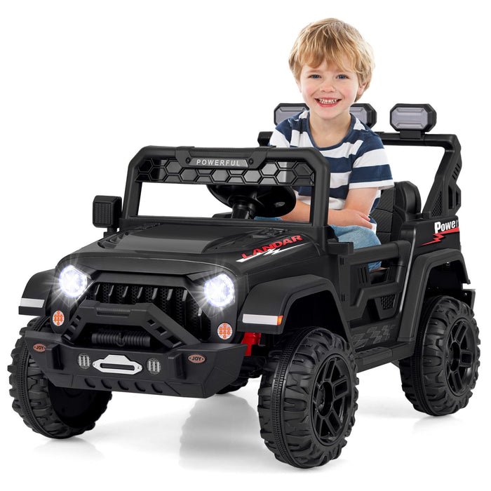 12V Kids Ride on Truck with Remote Control and Wireless Connection-