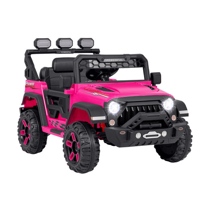 12V Kids Ride on Truck with Remote Control and Wireless Connection-
