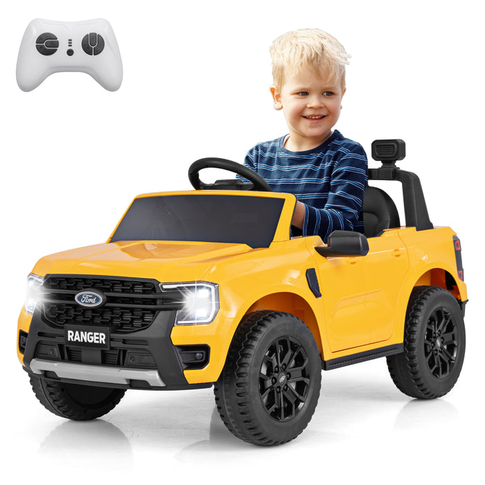 12V Licensed Ford Ranger Kids Ride on Car with Remote Control-