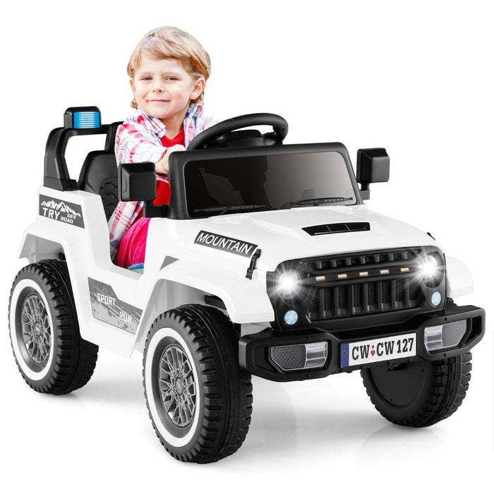 12V Kids Ride on Car with Soft Start and Battery Powered-