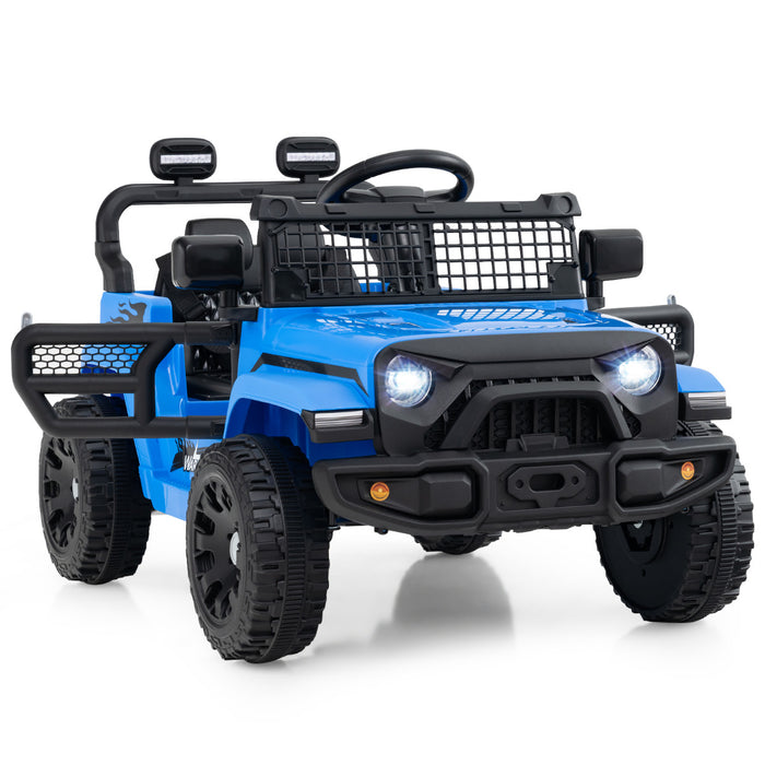 12V Kids Ride on Truck Car with Remote Control for Kid Over 3 Years Old-