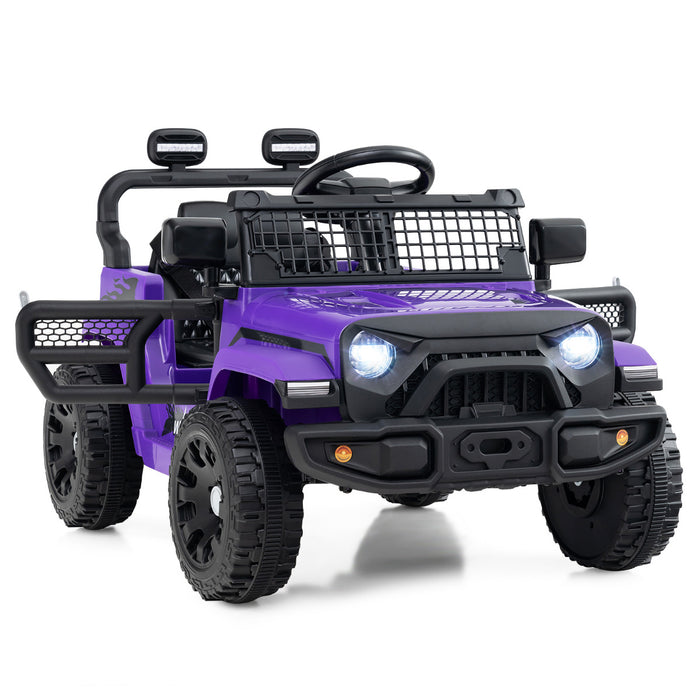 12V Kids Ride on Truck Car with Remote Control for Kid Over 3 Years Old-